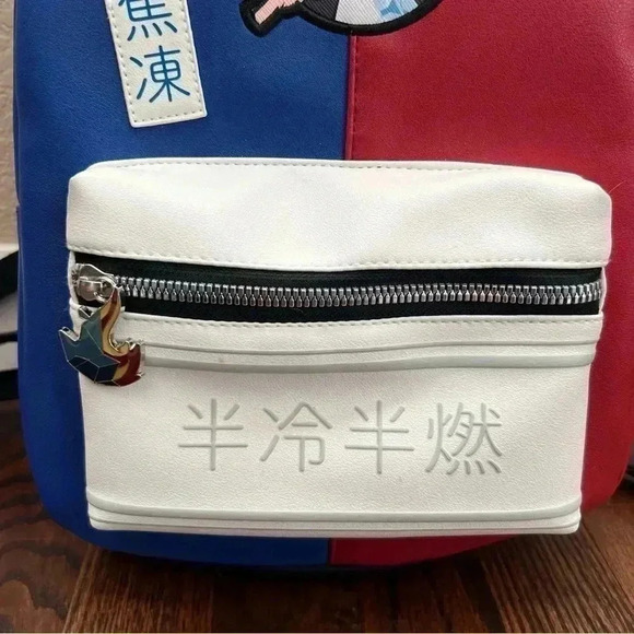 My Hero Academia Shoto Iodoroki Fire & Ice Mini Backpack Hot Topic Bioworld blue main image 16